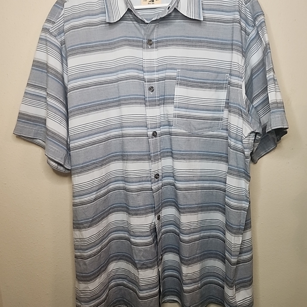 RedHead Brand Co. Men's 2XL Short Sleeve Shirt Blue Multi EUC